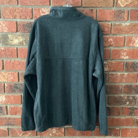 Columbia Men's Charcoal Gray Zip-Up Fleece Jacket - Picture 7 of 7